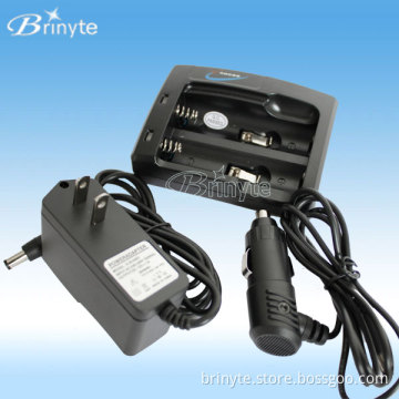 Brinyte Muti-Functional 18650 Battery Charger with Car Charger
